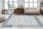 Serene Stripes Area Washable Rug