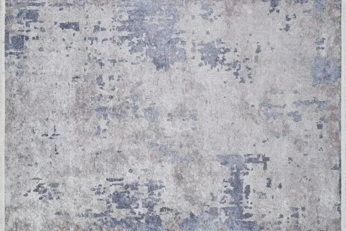 Serene Mist Abstract Washable Rug