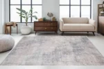 Frosted Horizon Washable Rug
