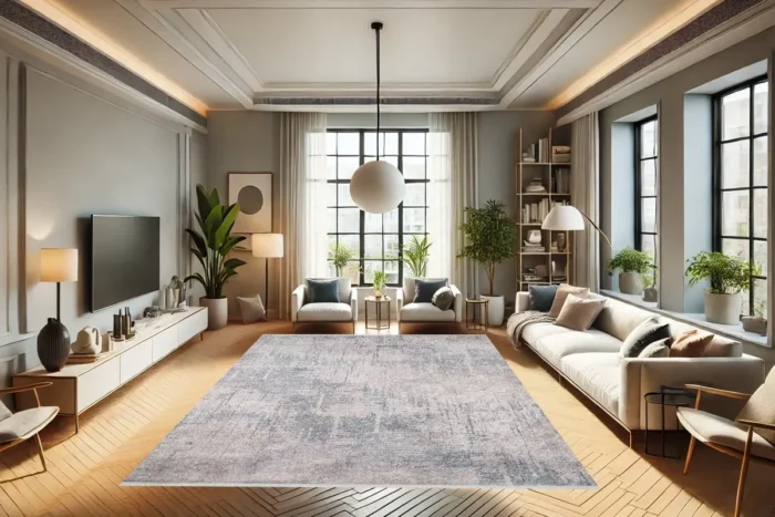 Frosted Horizon Washable Rug