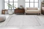 Subtle Frame Washable Rug