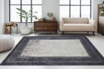 Eclipse Frame Washable Rug