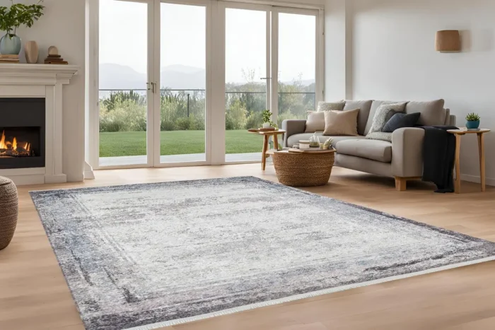 Misty Horizon Washable Rug