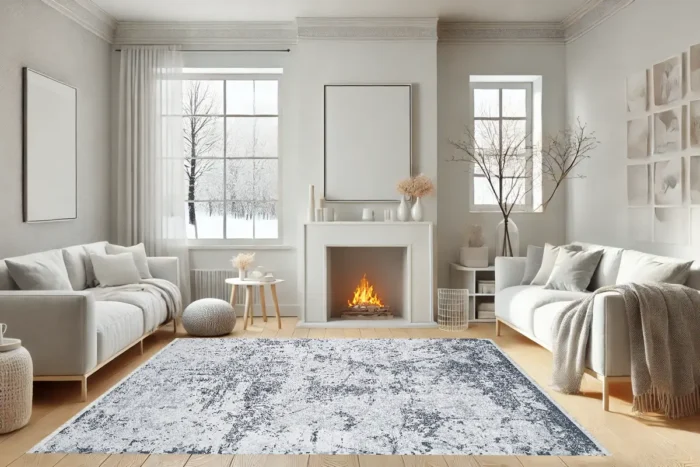 Ethereal Slate 1 Washable Rug