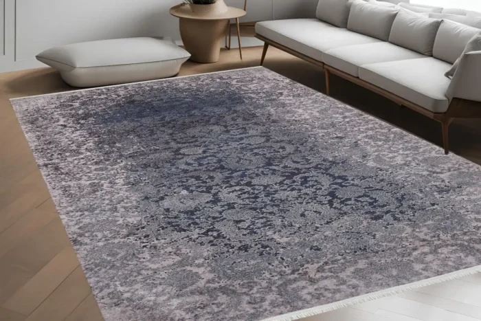 Midnight Bloom 3 Washable Rug