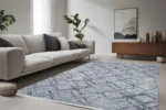 Geometric Frost 1 Washable Rug