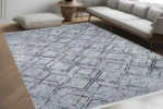 Geometric Frost 1 Washable Rug