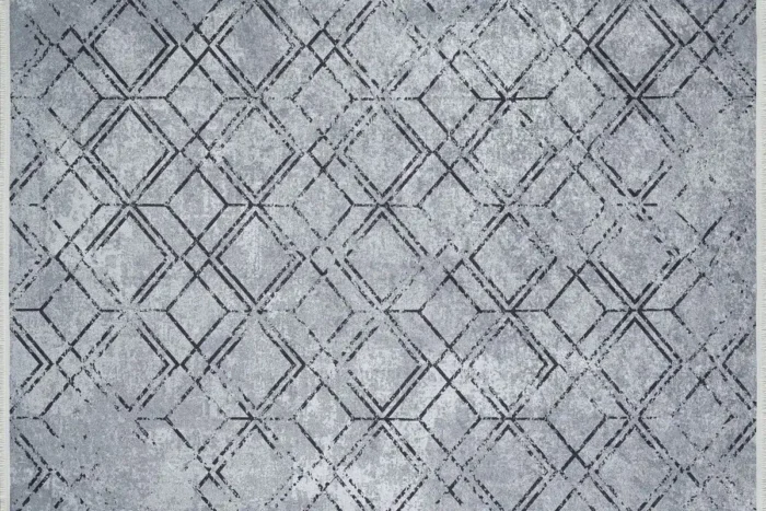 Geometric Frost 1 Washable Rug