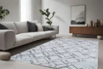 Geometric Frost 2 Washable Rug