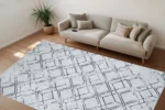 Geometric Frost 2 Washable Rug