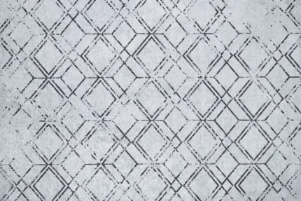 Geometric Frost 1 Washable Rug