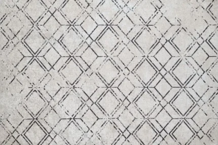 Geometric Frost 1 Washable Rug