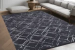 Geometric Frost 4 Washable Rug