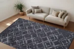 Geometric Frost 4 Washable Rug