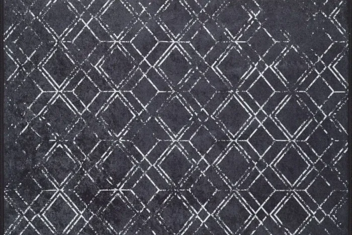 Geometric Frost 4 Washable Rug