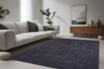 Nebula Lattice 1 Washable Rug