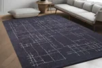 Nebula Lattice 4 Washable Rug