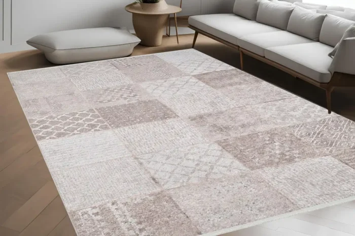 Textured Symphony Washable Rug