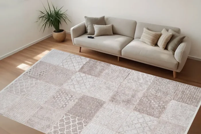 Textured Symphony Washable Rug