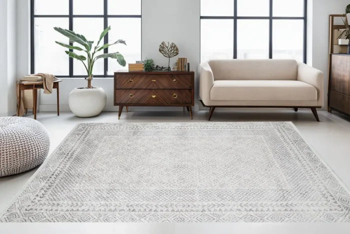 Ivory Garden 3 Washable Rug