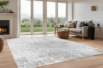 Misty Grid 1 Washable Rug