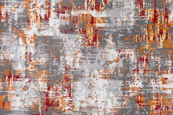 Fiery Cascade Washable Rug