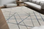 Geometric Hidden Maze Washable Rug