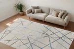 Geometric Hidden Maze Washable Rug