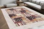 Patchwork Charm Washable Rug