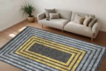 Modern Layers Washable Rug