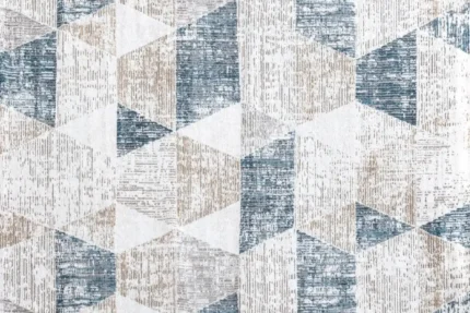 Geo Textures 2 Washable Rug