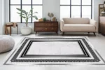 Eclipse Border Washable Rug